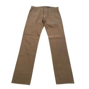 AG Adriano Goldschmied Men's 32x32 Brown Tellis SUD Modern Slim Pant
